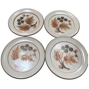 Vintage‎ Denby Cotswold Dinner Plates  set of 4 Stoneware MCM 9 7/8